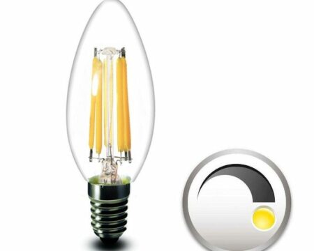 10 pz LAMPADINA DIMMERABILE LED 8W PORTAFARETTO GU10 DICROICA 90