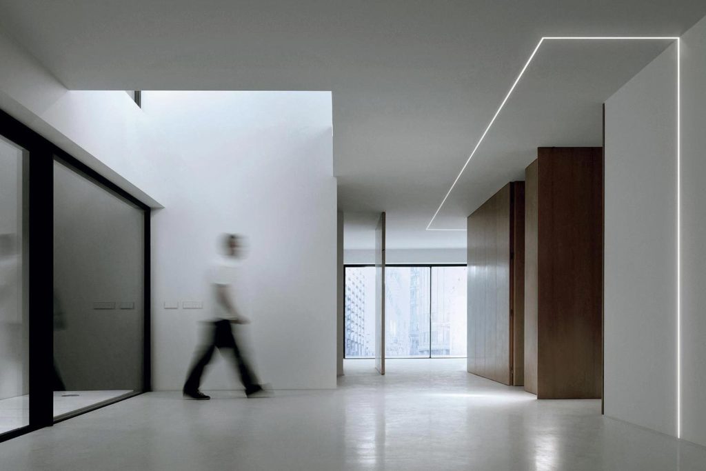 3 metri Profilo lineare in gesso per taglio luce led DS4018 | Luceled