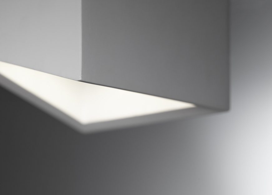 Plafoniere Da Soffitto In Gesso : Sforzin lampada da soffitto in gesso cubo philius pl t u luceled