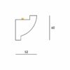 Cornice per striscia Led DS5007 luceledcom