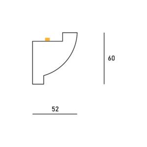 Cornice per striscia Led DS5007 luceledcom