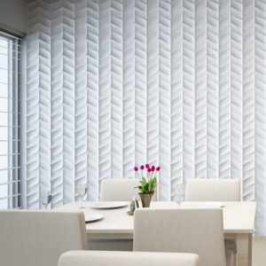pannello 3d decorativo spina di pesce parete design