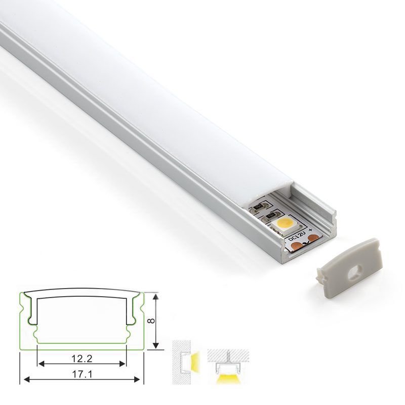 Ledydel pal004 Profilo taglio di luce esterno in alluminio 10