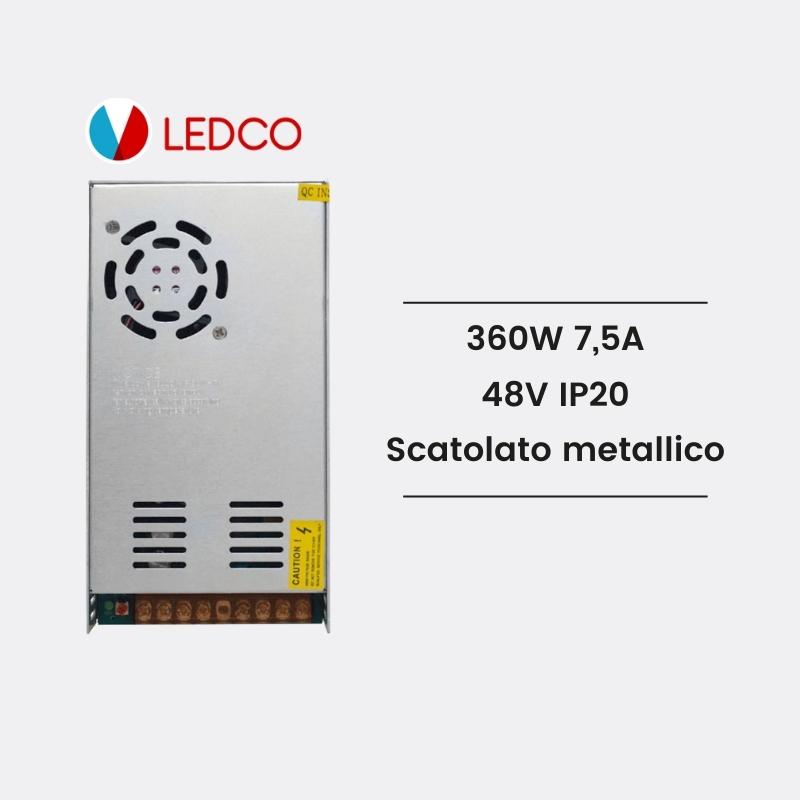 Ledco tr48360 alimentatore 360w 48V ip20