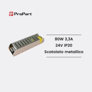 Alimentatore Scatolato metallico compatto PEIS-80W24V ProPart