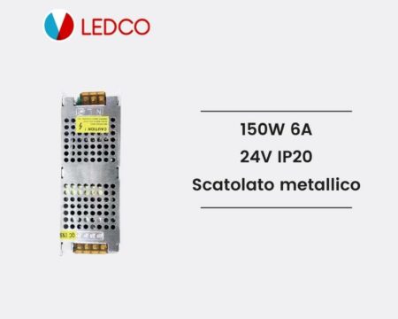 Alimentatore Scatolato metallico compatto TR24150 LEDCO