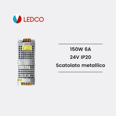 Alimentatore Scatolato metallico compatto TR24150 LEDCO