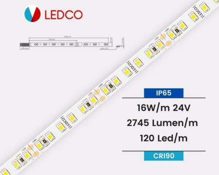 STRIP LED STRISCIA LED PERFORMANTE SL120 IP68 CRI90 LEDCO