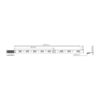 STRIP LED STRISCIA LED PERFORMANTE SL120BD20 IP20 BIANCO DINAMICO CRI90 LEDCO DISEGNO TECNICO