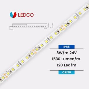 STRIP LED STRISCIA LED PERFORMANTE SL120ES IP65 CRI90 LEDCO