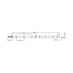 STRIP LED STRISCIA LED PERFORMANTE SL60 12V IP65 CRI90 LEDCO DISEGNO TECNICO
