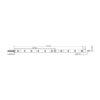 STRIP LED STRISCIA LED PERFORMANTE SL72RGB20 IP20 CRI90 RGB LEDCO DISEGNO TECNICO