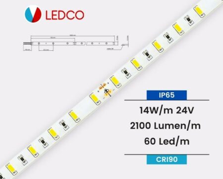 STRIP LED STRISCIA LED PERFORMANTE SL80 IP65 CRI90 LEDCO