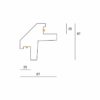Cornice per striscia Led DS5017 luceledcom