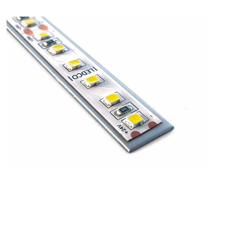 Ledco pr002 Profilo in alluminio per superfici piane con spazi ridotti  bandella flessibile 10 metri per strisce led