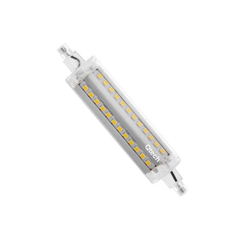 QTECH LAMPADINA LED R7S SMD BULBO TUBOLARE 10W L118 MM MOD