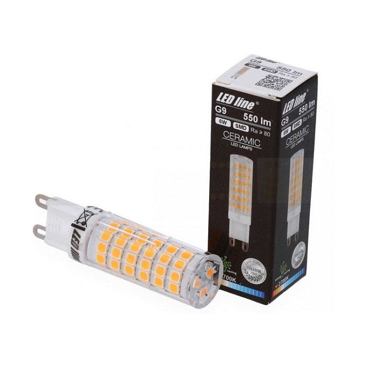 Led Line Lampadina LED G9 6W - Mod. 245947, 245954