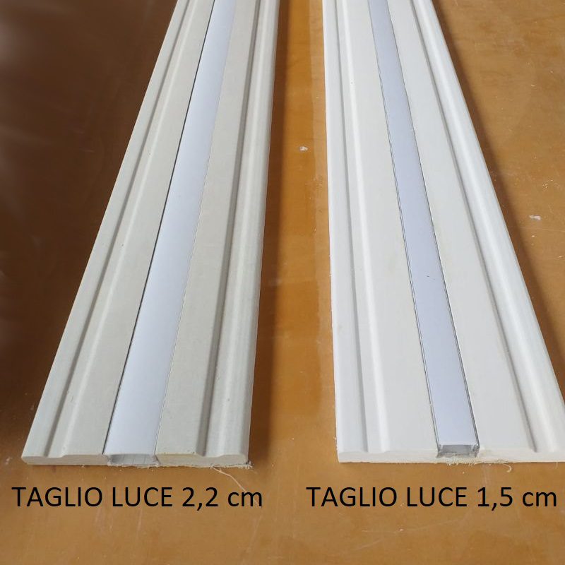 Luci a LED luminose per soffitto in gesso Lampada linea d'angolo a canale  morbido gratuito