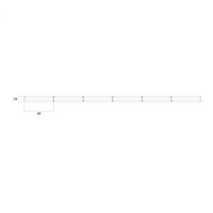 STRISCIA STRIP LED COB PERFORMANTE SLC50 IP20 LEDCO DISEGNO TECNICO