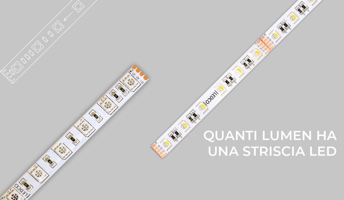 Quanti lumen ha una striscia led?