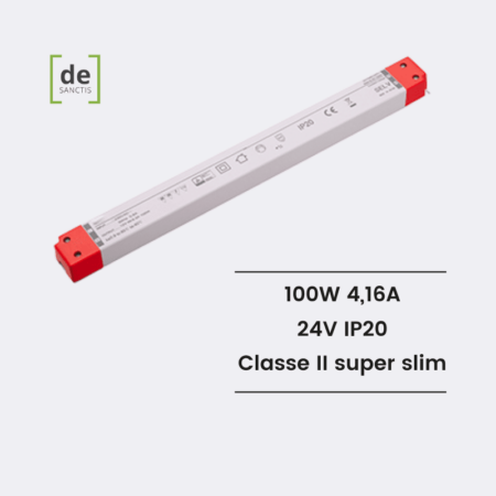 Alimentatore Classe II Super slim 100W DSS20-100W24V 24V DE SANCTIS LIGHT & DESIGN
