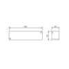 Alimentatore da esterno DS67-60W24V Disegno tecnico de Sanctis Light & Design (2)