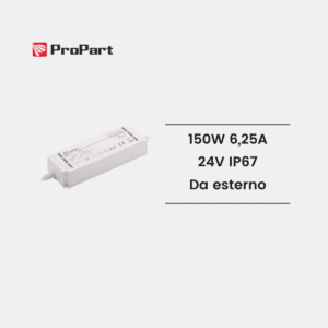 Alimentatore da esterno PE67-150W24V ProPart