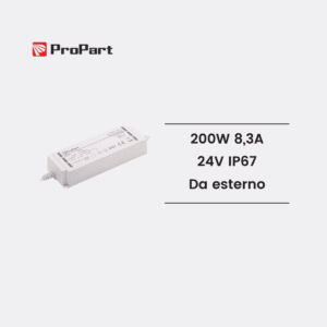 Alimentatore da esterno PE67-200W24V ProPart
