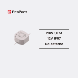 Alimentatore da esterno PE67-20W12V ProPart