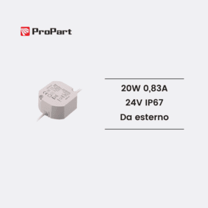 Alimentatore da esterno PE67-20W24V ProPart