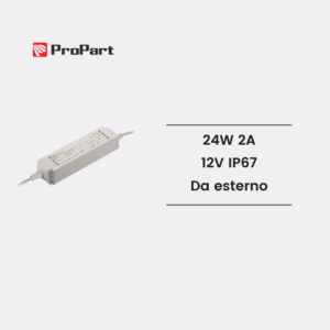 Alimentatore da esterno PE67-24W12V ProPart