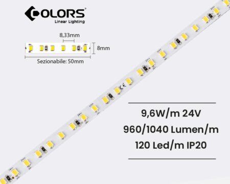 STRISCIA LED STRIP LED STRISCIA LED PERFORMANTE DJ120 IP20 COLORS