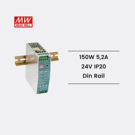 Alimentatore Din Rail EDR-150-24 24V MEAN WELL