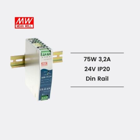 Alimentatore Din Rail SDR-75-24 24V MEAN WELL