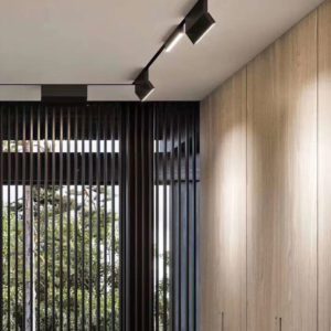Lampada lineare slide orientabile per binario magnetico Da Vinci 9W