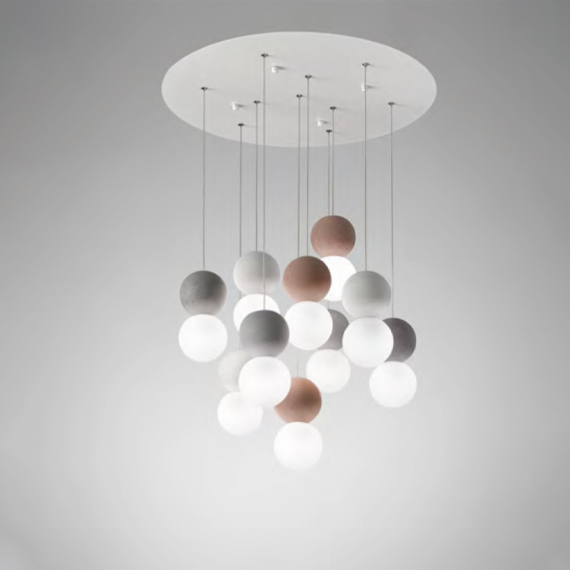 Lampada a sospensione multipla Sfera – Gea Luce