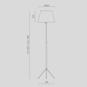 Lampadario da tavolo Tilde