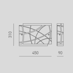 Lampada da soffitto Nereide