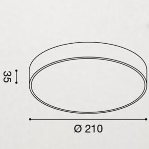 Lampada a soffitto GeaLed GPL260 GPL270