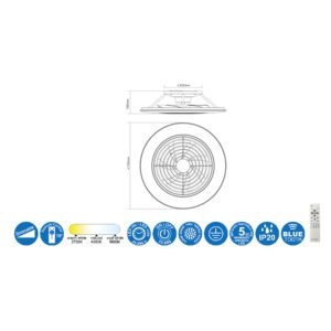 Ventilatore da soffitto Alisio XL