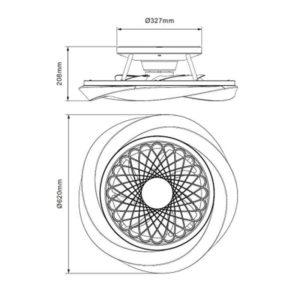 Ventilatore da soffitto Boreal