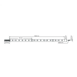 STRIP LED PERFORMANTE SL180 24V IP20 LEDCO DISEGNO TECNICO