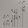 Lampada da terra per esterno GES480 Gea Led