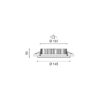 Faretto a incasso LED Gealed GFA860