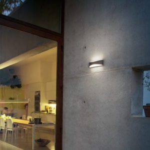 Lampada da parete per esterno GES051 Gea Led