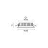 Faretto a incasso LED Gealed GFA860