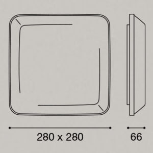 da soffitto per esterno GPL280 Gea Led