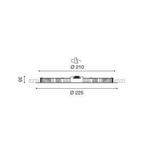 Faretto da incasso LED GFA840 Gea led