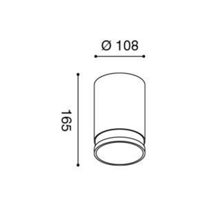 Lampada da soffitto GES252 Gea Led