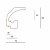 Cornice per striscia Led DS5032 luceledcom